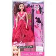 Sofia Fashion Show Bambola da viaggio con abito extra e valigia in 2 varianti