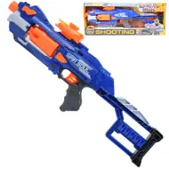Soft Bullet Gun: Mitragliatrice elettrica a tamburo rotante con proiettili in schiuma 55cm