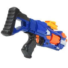 Soft Bullet Gun: Pistola manuale a tamburo con proiettili in spugna 44cm immagine 4