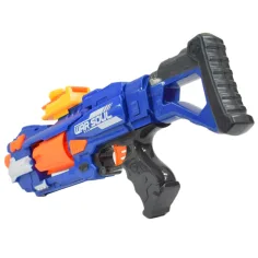 Soft Bullet Gun: Pistola manuale a tamburo con proiettili in spugna 44cm immagine 5