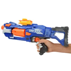 Soft Bullet Gun: Pistola manuale a tamburo con proiettili in spugna 44cm immagine 6