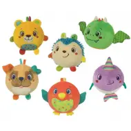 Sonaglio morbido in peluche a forma di animale in diverse varianti 10cm - Clementoni