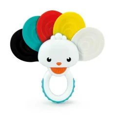 Sonaglio pavone arcobaleno per bambini - Clementoni immagine 2