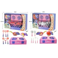 Sono un piccolo Chef set da gioco da cucina in due varianti, 13 pezzi.