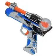 Space Warrior: Arma spaziale cromata elettrica con luci e suoni 24cm