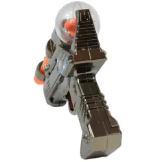 Space Warrior: Pistola spaziale elettrica in metallo con luci e suoni 24cm immagine 2