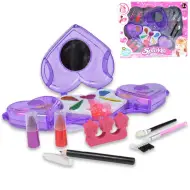 Sparkle Beauty Girl: Set di trucco con palette a forma di cuore, rossetto e accessori