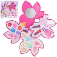 Sparkle &amp; Glitter: Set di trucco a tre livelli a forma di foglia con specchio