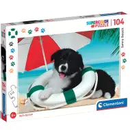Spiaggia soleggiata puzzle Supercolor da 104 pezzi - Clementoni