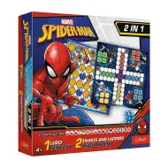 Spider-Man 2 in 1 gioco da tavolo: Chi ride alla fine? e Serpenti e scale - Trefl