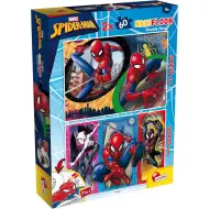 Spider-Man 2 in 1 maxi puzzle 2x60 pezzi e album da colorare 50x35 cm - Lisciani