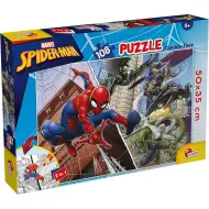 Spider-Man 2 in 1 puzzle e album da colorare da 108 pezzi 50x35 cm - Lisciani