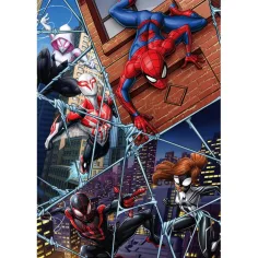 Spider-Man: Gli eroi del multiverso puzzle supercolor da 104 pezzi - Clementoni immagine 2