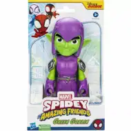 Spider-Man: Pókember e i suoi fantastici amici - Figura di Green Goblin con accessorio, 23 cm - Hasbro