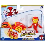 Spider-Man: Spider e i suoi fantastici amici Iron Man con auto - Hasbro
