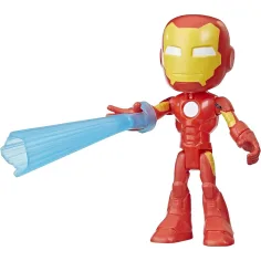 Spider-Man: Spider e i suoi fantastici amici con accessorio figura di Iron Man 10cm - Hasbro immagine 2