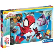 Spidey e i suoi fantastici amici in azione puzzle maxi supercolor da 104 pezzi - Clementoni