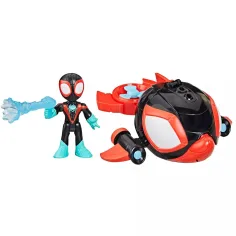 Spidey e i suoi fantastici amici: personaggi Waterwebs e veicoli che cambiano colore - Spin Dolphin - Hasbro immagine 2
