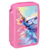 Spirit: Astuccio a due piani Unicorno con 28 pezzi 13x6x19,5cm