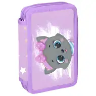 Spirit: Astuccio a due piani con gattino Kitty, 28 pezzi, 13x6x19,5 cm