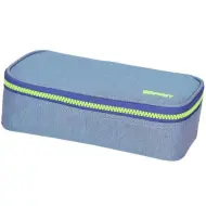 Spirit: Astuccio ovale Farmerszín 23x10x5,5cm