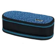 Spirit: Astuccio ovale a due scomparti blu e nero