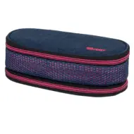 Spirit: Astuccio ovale a due scomparti blu e rosa