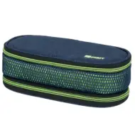 Spirit: Astuccio ovale a due scomparti verde neon e blu