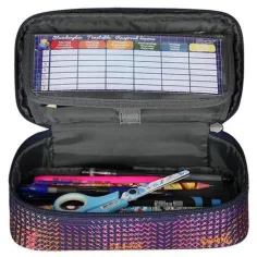 Spirit: Astuccio ovale con motivo lilla 23x10cm immagine 2
