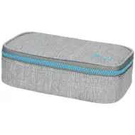 Spirit: Astuccio ovale grigio-azzurro 23x10cm