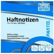 Spirit: Blocco note adesivo blu pastello 100 fogli, 75x75mm