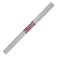 Spirit: Carta crespa color argento 200x50cm