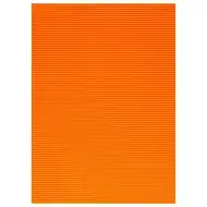 Spirit: Carta ondulata decorativa 3D arancione fluorescente A4