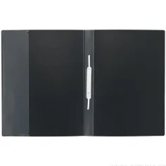Spirit: Cartella con anelli con porta carte colore nero formato A4 immagine 2