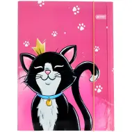 Spirit: Cartella elastica A/4 con gatti Cat Queen