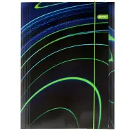 Spirit: Cartella elastica a righe blu A/4