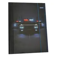 Spirit: Cartella elastica con luci della polizia, formato A4