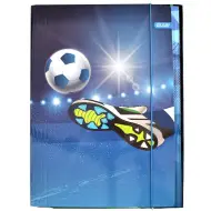 Spirit: Cartella elastica con motivo di calcio, formato A4