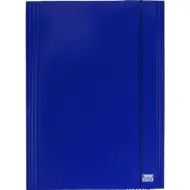 Spirit: Cartella elastica in cartoncino blu A4 900g