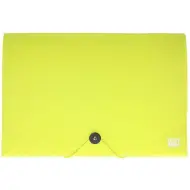 Spirit: Cartella portadocumenti A4 12 scomparti neon giallo