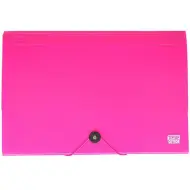 Spirit: Cartella portadocumenti A4 12 scomparti neon rosa