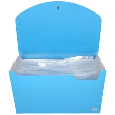 Spirit: Cartella portadocumenti A4 a 12 scomparti blu immagine 2