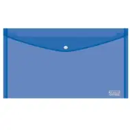 Spirit: Cartella portadocumenti in plastica trasparente blu 235x115mm