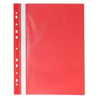 Spirit: Cartella rossa perforata con anelli 110/170 formato A4