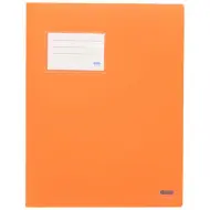 Spirit: Cartellina ad anelli con porta carte colore arancione A4