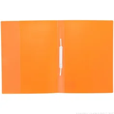 Spirit: Cartellina ad anelli con porta carte colore arancione A4 immagine 2