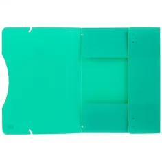 Spirit: Cartellina elastica verde turchese formato A4 immagine 2