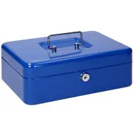 Spirit: Cassetta di sicurezza blu con 2 chiavi CB250 250x178x88mm