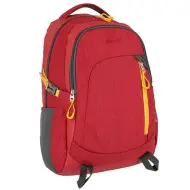 Spirit: Crew zaino scolastico rosso e giallo arrotondato, zaino 48x31x20cm