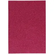 Spirit: Foglio di schiuma decorativa adesiva glitterata colore fucsia A/4 1 pezzo